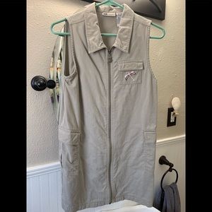 Girls 10/12 zip up dress